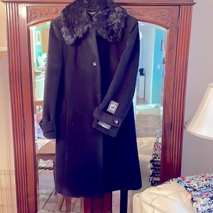 ALPACA COAT SURI INCALPAC TPX  (new with tags) JONES NEW YORK, fit like 14